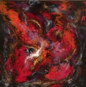 Voir le détail de cette oeuvre: Ciel en abstraction rouge